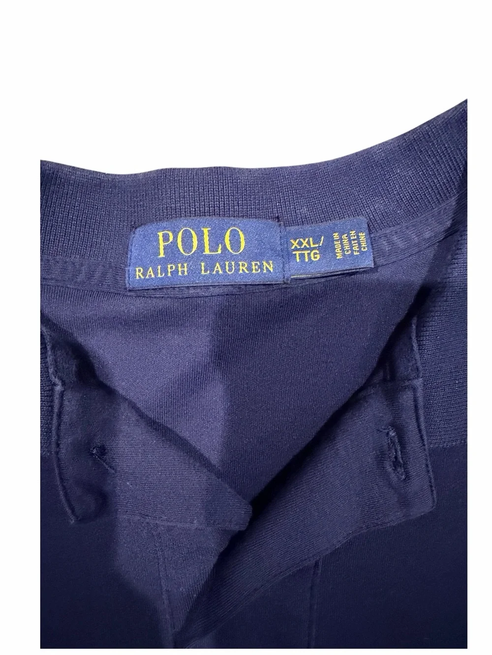Polo‎ Ralph Lauren Men’s Navy Polo Shirt with White Pony - XXL